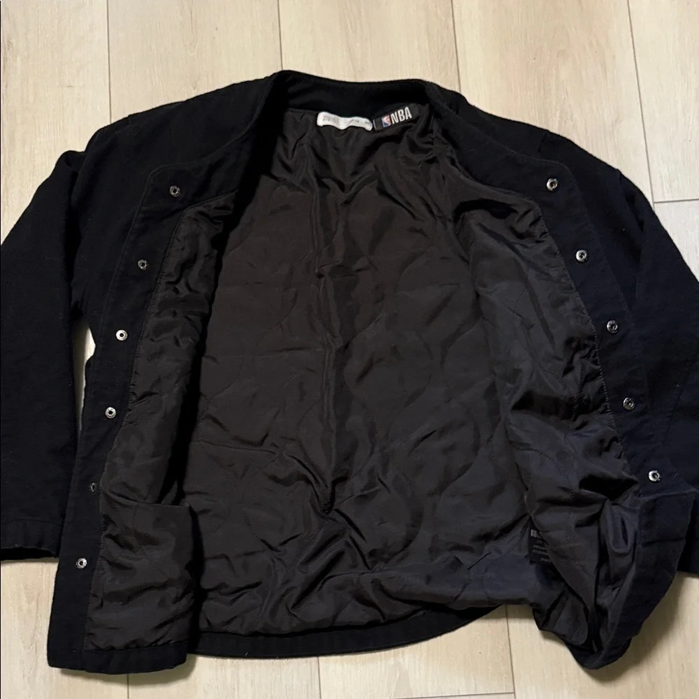 Zara NBA Boy’s Black Boston Celtics Basketball Jacket size 11-12